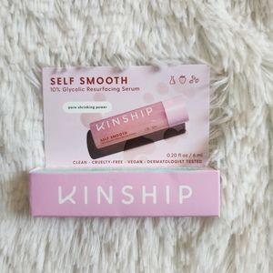 Kinship self smooth 10% glycolic resurfacing serum 0.20 fl oz sealed new